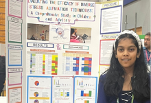  Fourth grader earns first place in Biomedical and Health Sciences category